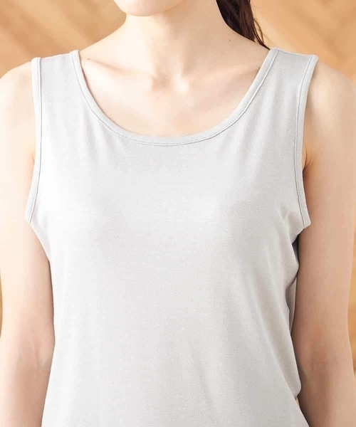 a.v.v（アーヴェヴェ）の「【前後2WAY】ラメタンクトップ（タンクトップ・レディース・グレー/モカ/グレー系その他・40/38/42/36/34）」の22枚目の写真