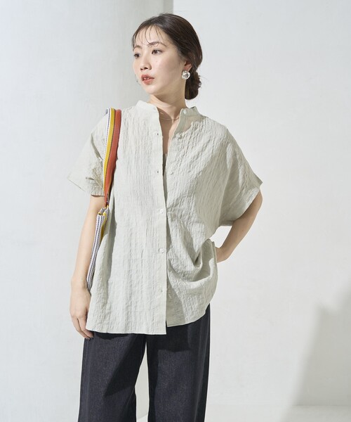 ポコ様☆専用 セール】限定展開 ナチュラル ポコポコ フレンチスリーブ ブラウス