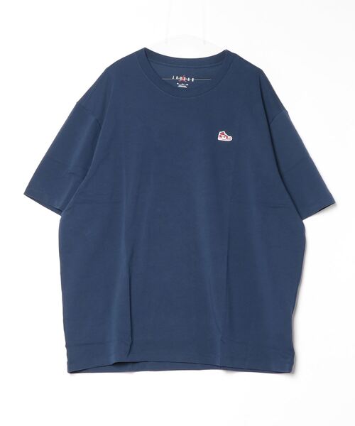 JORDAN BRAND(ジョーダンブランド)の「ジョーダン ジョーダン BRND BR SNKR PCH クルー S/S Tシャツ(Tシャツ/カットソー・メンズ・ホワイト×レッド/ベージュ/ネイビー/ブラック×レッド・SS/S/M/L/XL/2XL/3XL)」の4枚目の写真