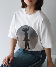 【Jamiroquai/ジャミロクワイ】ピグメント加工 サークルプリント 半袖Tシャツ