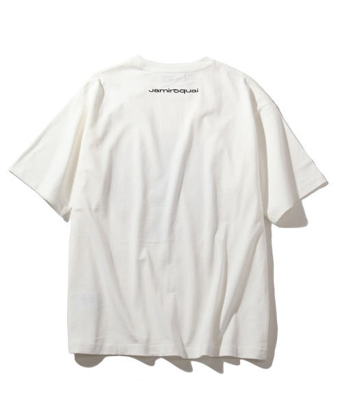 CORPUS SELECT(コーパストーキョー)の「【Jamiroquai/ジャミロクワイ】ピグメント加工 サークルプリント 半袖Tシャツ(Tシャツ/カットソー・メンズ・ホワイト/ブラック系その他/ブラック系その他2・L/M/LL)」の9枚目の写真