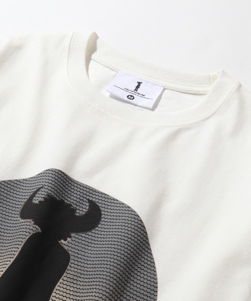 CORPUS SELECT(コーパストーキョー)の「【Jamiroquai/ジャミロクワイ】ピグメント加工 サークルプリント 半袖Tシャツ(Tシャツ/カットソー・メンズ・ホワイト/ブラック系その他/ブラック系その他2・L/M/LL)」の16枚目の写真