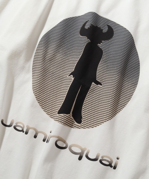 CORPUS SELECT(コーパストーキョー)の「【Jamiroquai/ジャミロクワイ】ピグメント加工 サークルプリント 半袖Tシャツ(Tシャツ/カットソー・メンズ・ホワイト/ブラック系その他/ブラック系その他2・L/M/LL)」の17枚目の写真