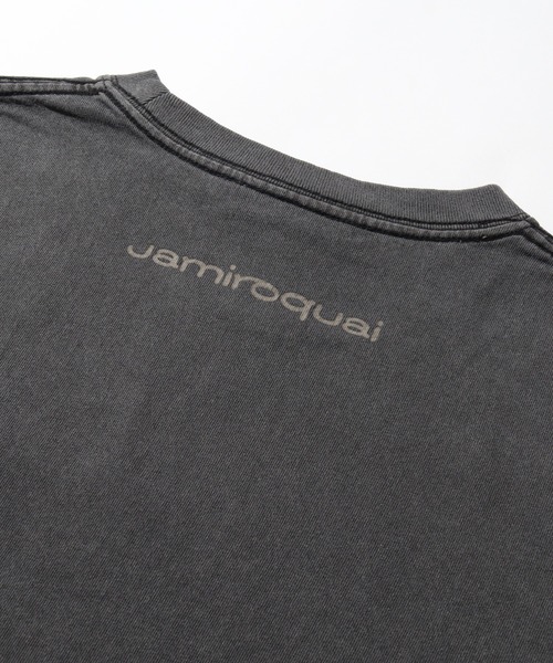 CORPUS SELECT(コーパストーキョー)の「【Jamiroquai/ジャミロクワイ】ピグメント加工 サークルプリント 半袖Tシャツ(Tシャツ/カットソー・メンズ・ホワイト/ブラック系その他/ブラック系その他2・L/M/LL)」の19枚目の写真