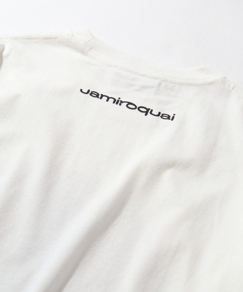 CORPUS SELECT(コーパストーキョー)の「【Jamiroquai/ジャミロクワイ】ピグメント加工 サークルプリント 半袖Tシャツ(Tシャツ/カットソー・メンズ・ホワイト/ブラック系その他/ブラック系その他2・L/M/LL)」の18枚目の写真