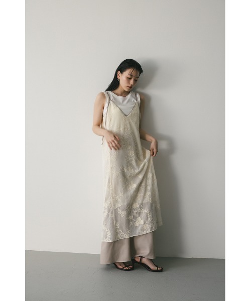 スタイルミキサー（STYLEMIXER）/ラティスレースキャミワンピース ラティスレースキャミワンピース（ワンピース）｜STYLEMIXER（スタイル