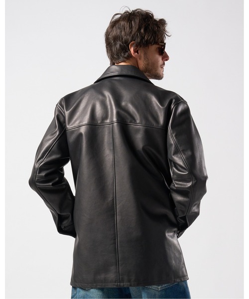 wjk（ダヴルジェイケイ）の「car coat（その他アウター・メンズ・ブラック・SMALL/MEDIUM/LARGE/X-LARGE）」の4枚目の写真