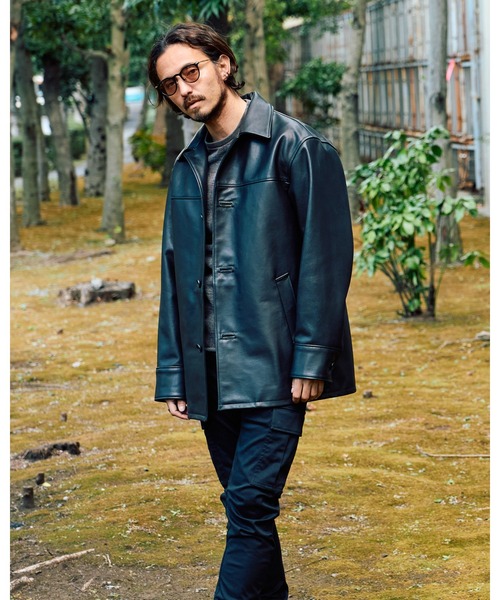 wjk（ダヴルジェイケイ）の「car coat（その他アウター・メンズ・ブラック・SMALL/MEDIUM/LARGE/X-LARGE）」の5枚目の写真