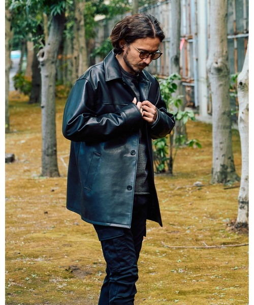 wjk（ダヴルジェイケイ）の「car coat（その他アウター・メンズ・ブラック・SMALL/MEDIUM/LARGE/X-LARGE）」の6枚目の写真