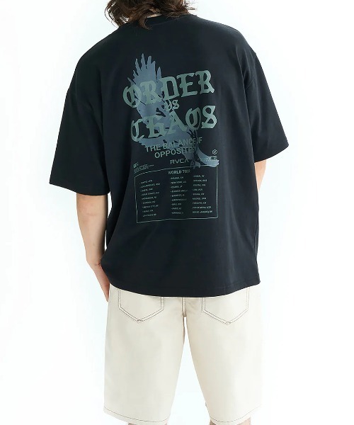 RVCA☆Tour Dates Short Sleeve Tee グラフィック 半袖 Tシャツ セール】RVCA メンズ TOUR DATES SS Tシャツ 【2025年夏モデル