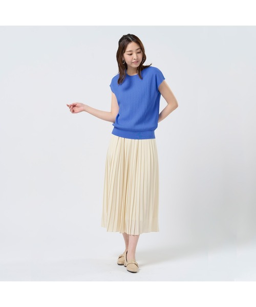TOKYO SHIRTS（トウキョウシャツ）の「レディースニット リブフレンチ プルオーバー（ニット/セーター・レディース・ネイビー/ブラック・M/L/LL）」の15枚目の写真