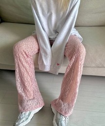 レースパンツ　フレアパンツ　ピンク　古着屋 その他パンツ（ピンク/桃色系・レース）ファッション通販 - ZOZOTOWN