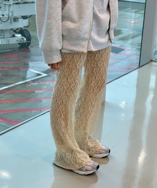 LAC-VERT（ラック・ヴェール）の「レースパンツ（その他パンツ・レディース・ホワイト/ブラック/ピンク/ベージュ・FREE）」の16枚目の写真