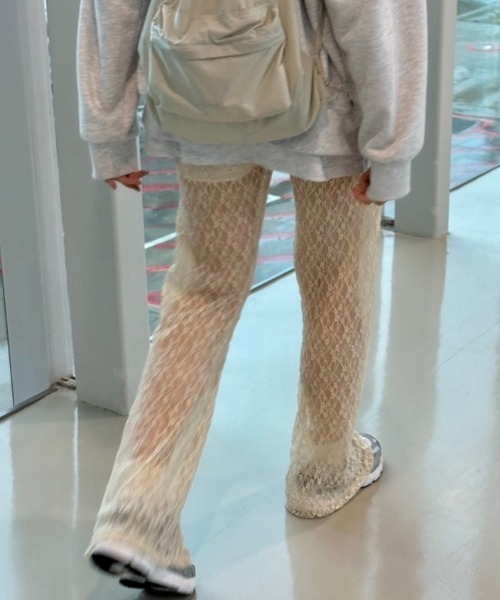 LAC-VERT（ラック・ヴェール）の「レースパンツ（その他パンツ・レディース・ホワイト/ブラック/ピンク/ベージュ・FREE）」の20枚目の写真