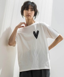 デニムロゴTシャツ≪洗濯機で洗える≫（Tシャツ/カットソー