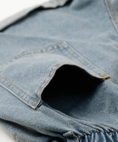 URBAN CHERRY（アーバンチェリー）の「ハイウエストロールアップデニムショートパンツ（デニムパンツ・キッズ・ブルー・S/M/XS）」の15枚目の写真