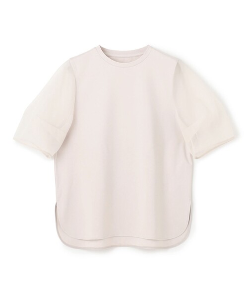 UNFILO(アンフィーロ)の「BEAUTY FORM-T シアースリーブT(Tシャツ/カットソー・レディース・ネイビー系/ベージュ系/ブラック系/グレー系・SMALL/MEDIUM/LARGE)」の10枚目の写真