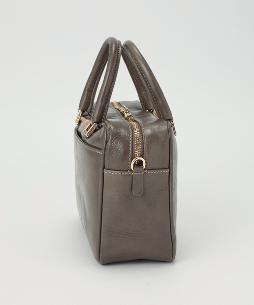 CHRISTIAN VILLA（クリスチャンヴィラ）の「【CHRISTIAN VILLA】SQUARE BOSTON（ショルダーバッグ・レディース・チャコール/ベージュ・フリー）」の15枚目の写真