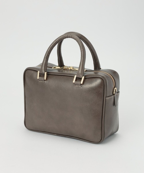 CHRISTIAN VILLA（クリスチャンヴィラ）の「【CHRISTIAN VILLA】SQUARE BOSTON（ショルダーバッグ・レディース・チャコール/ベージュ・フリー）」の16枚目の写真