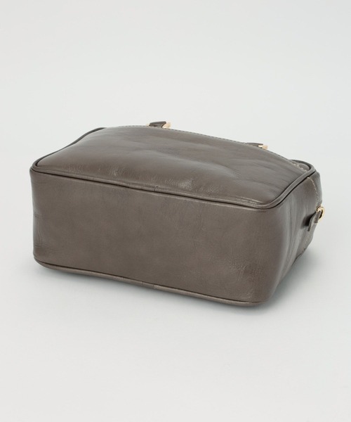 CHRISTIAN VILLA（クリスチャンヴィラ）の「【CHRISTIAN VILLA】SQUARE BOSTON（ショルダーバッグ・レディース・チャコール/ベージュ・フリー）」の19枚目の写真