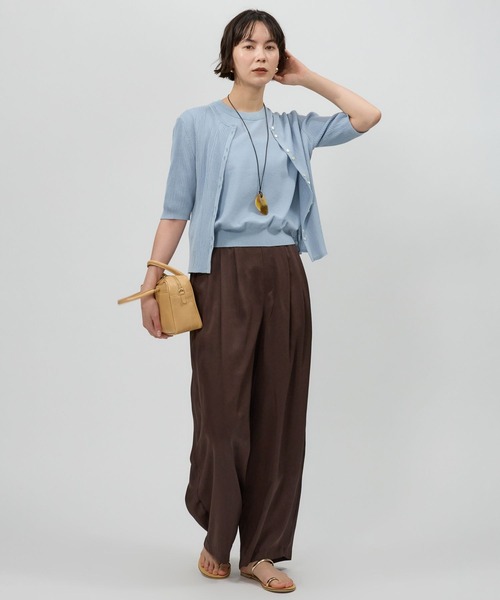 CHRISTIAN VILLA（クリスチャンヴィラ）の「【CHRISTIAN VILLA】SQUARE BOSTON（ショルダーバッグ・レディース・チャコール/ベージュ・フリー）」の6枚目の写真