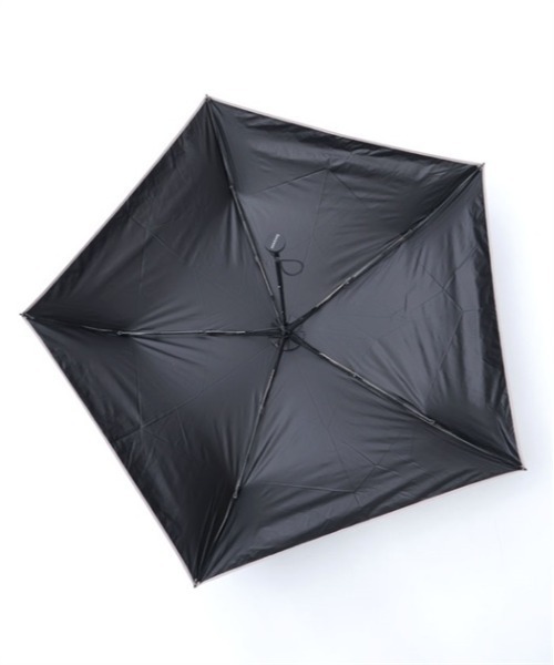 axes femme（アクシーズファム）の「バイカラーリボン晴雨兼用折傘（折りたたみ傘・レディース・サックスブルー/ブラック/ホワイト・FREE）」の10枚目の写真
