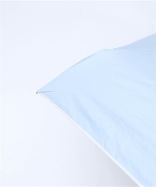 axes femme（アクシーズファム）の「バイカラーリボン晴雨兼用折傘（折りたたみ傘・レディース・サックスブルー/ブラック/ホワイト・FREE）」の15枚目の写真