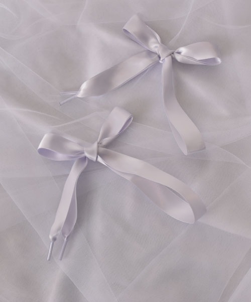 VIBGYOR Women（ヴィブジョー　ウィメン）の「【float】《推し活/推しカラー/メンカラ》幅広 サテン リボン 靴紐【30色展開】（シューズアクセサリー・レディース・スモークピンク/コーラル/ダークグリーン/ライトブルー/スカイブルー/ホワイト/パープル/ブラック/オフホワイト/グレー/レッド/ネイビー/ベージュ/ブラウン/ベビーピンク/ライトパープル/ライトイエロー/ナチュラル/ラベンダー/ワインレッド/ダークパープル/ミント/エメラルド/ライトグリーン/ブルー/グリーン/エメラルドブルー/ピンク/オレンジ/イエロー・FREE）」の22枚目の写真