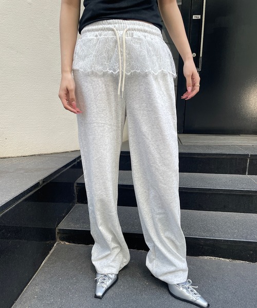 セール】ウエストレーススウェットパンツ（その他パンツ