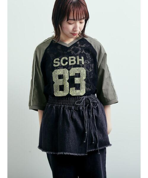 SM2(エスエムツー)の「レース切替ラグランスリーブカットソー(Tシャツ/カットソー・レディース・クリーム/オフホワイト/ブラック・F)」の21枚目の写真