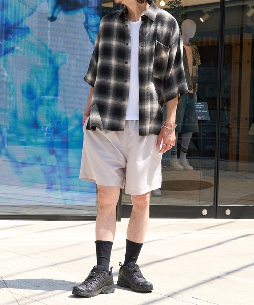 MAISON CLUB(メゾンクラブ)の「【MAISON CLUB】COBRA CAPS / Microfiber All Purpose Shorts(その他パンツ・メンズ・ブラック/ダークグリーン/ブルー/ミント/ネイビー/パープル/ベージュ・L/M)」の17枚目の写真