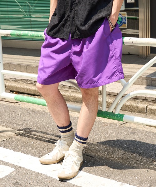 MAISON CLUB(メゾンクラブ)の「【MAISON CLUB】COBRA CAPS / Microfiber All Purpose Shorts(その他パンツ・メンズ・ブラック/ダークグリーン/ブルー/ミント/ネイビー/パープル/ベージュ・L/M)」の12枚目の写真