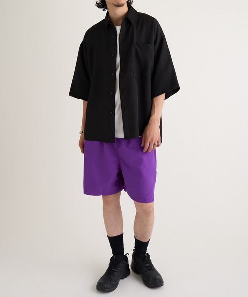 MAISON CLUB(メゾンクラブ)の「【MAISON CLUB】COBRA CAPS / Microfiber All Purpose Shorts(その他パンツ・メンズ・ブラック/ダークグリーン/ブルー/ミント/ネイビー/パープル/ベージュ・L/M)」の9枚目の写真