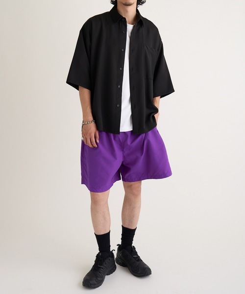 MAISON CLUB(メゾンクラブ)の「【MAISON CLUB】COBRA CAPS / Microfiber All Purpose Shorts(その他パンツ・メンズ・ブラック/ダークグリーン/ブルー/ミント/ネイビー/パープル/ベージュ・L/M)」の10枚目の写真