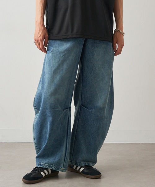 セール】【HAUS】カーブデニム JNF24100（デニムパンツ）｜HAUS