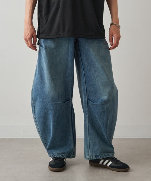 HAUS(ハウス)の「【HAUS】カーブデニム JNF24100(デニムパンツ・メンズ・ブルー/マルチ・M/L)」の10枚目の写真