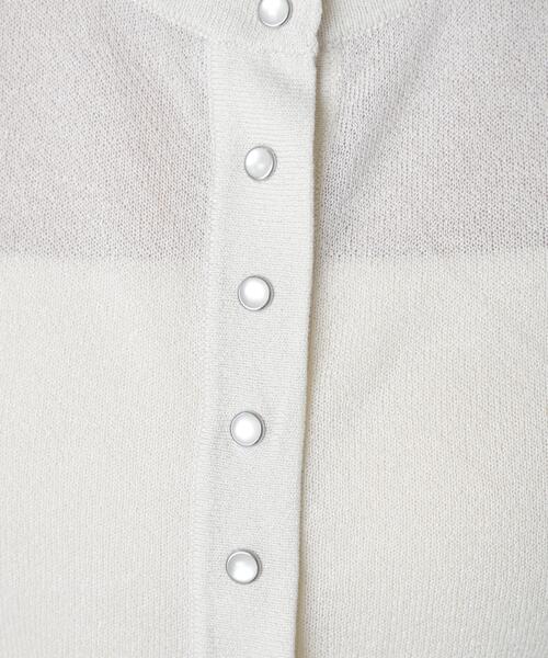 FREE'S MART(フリーズマート)の「ドットボタンクルーネックカーディガン(カーディガン/ボレロ・レディース・ホワイト/ブラック/グレー/ブルー・FREE)」の14枚目の写真