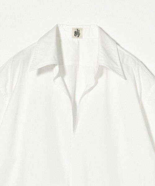 allery（アレリー）の「【別注】＜allery＞ プルオーバー シャツ（シャツ/ブラウス・メンズ・ブラック/ホワイト・M/L）」の13枚目の写真