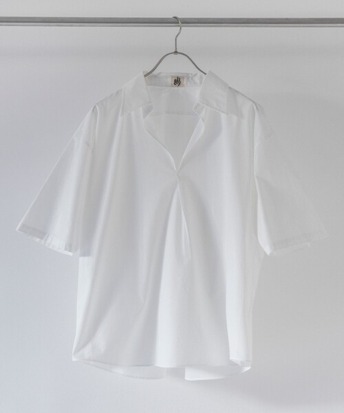 allery（アレリー）の「【別注】＜allery＞ プルオーバー シャツ（シャツ/ブラウス・メンズ・ブラック/ホワイト・M/L）」の16枚目の写真