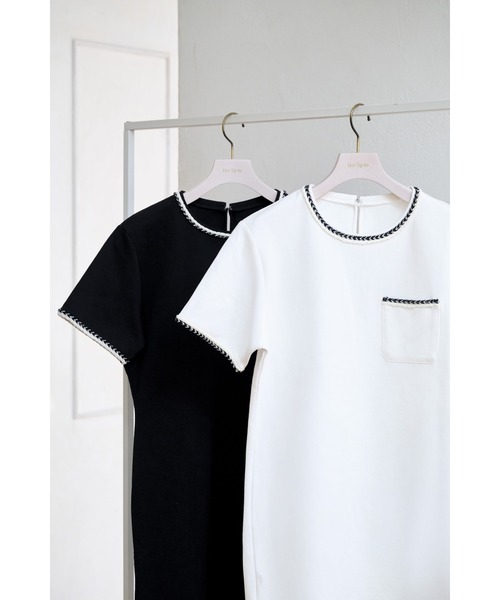 Braid Mini Dress（ワンピース）｜Her lip to（ハーリップトゥー