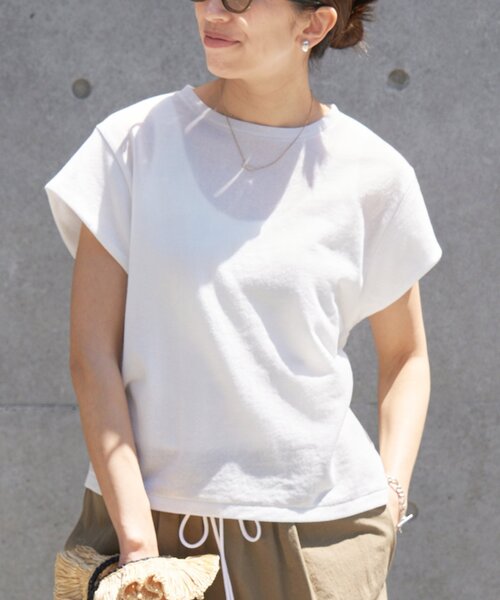 追加》シアーミニ裏毛 Tシャツ(508202964) | イエナ(IENA) - d