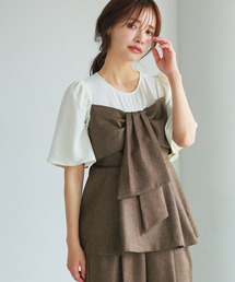 mysty woman | ［追加1］ビスチェドッキングプルオーバー　 497653(Tシャツ/カットソー)