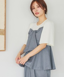 mysty woman | ［追加1］ビスチェドッキングプルオーバー　 497653(Tシャツ/カットソー)