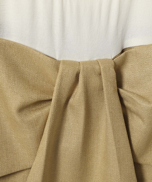 mysty woman（ミスティウーマン）の「［追加1］ビスチェドッキングプルオーバー　 497653（Tシャツ/カットソー・レディース・グレー/ベージュ/ブラウン・FREE）」の16枚目の写真