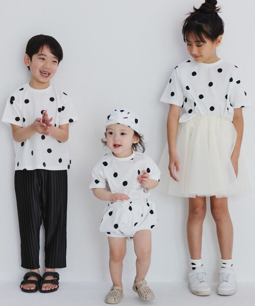 BRANSHES(ブランシェス)の「【b.+A】金子綾/チュールスカート(スカート・キッズ・アイボリー/ブラック・S/L/M/XL)」の14枚目の写真