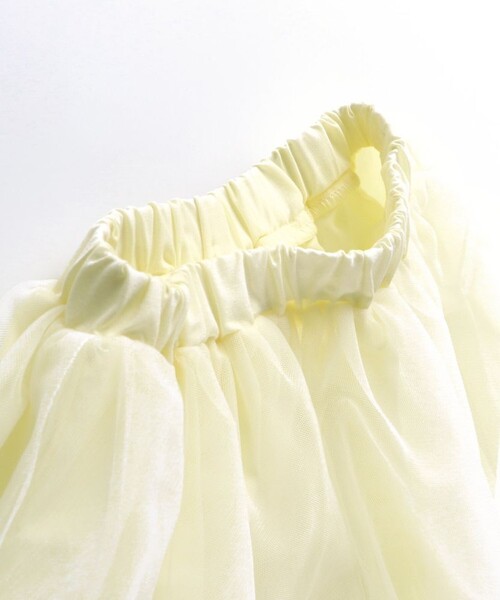 BRANSHES(ブランシェス)の「【b.+A】金子綾/チュールスカート(スカート・キッズ・アイボリー/ブラック・S/L/M/XL)」の16枚目の写真