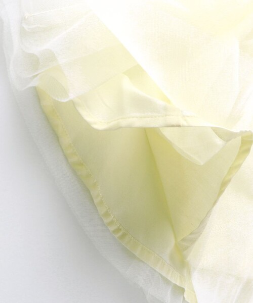 BRANSHES(ブランシェス)の「【b.+A】金子綾/チュールスカート(スカート・キッズ・アイボリー/ブラック・S/L/M/XL)」の9枚目の写真