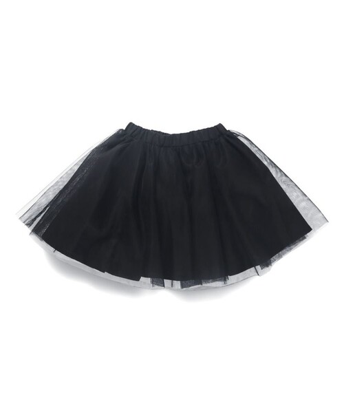 BRANSHES(ブランシェス)の「【b.+A】金子綾/チュールスカート(スカート・キッズ・アイボリー/ブラック・S/L/M/XL)」の8枚目の写真