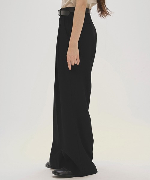 パンツ TODAYFUL Highwaist Tuck Trousers 38 TODAYFUL パンツ Lightweight Tuck Trousers レディース