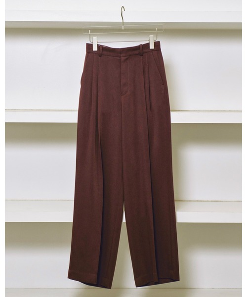 パンツ todayful Tuck Wide Trousers 38 Tuck Wide Trousers（フルレングス）｜TODAYFUL（トゥデイフル